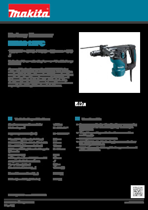 रोटरी हैमर Makita HR3012FC