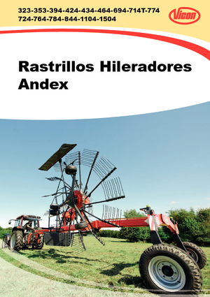 रोटरी रेक Vicon Andex 774 Vario