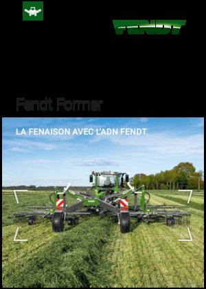 रोटरी रेक Fendt Former 860 C Pro