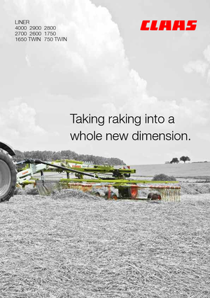 रोटरी रेक Claas Liner 2600