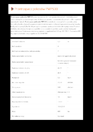 रोटरी टेडर Pronar PWP 530