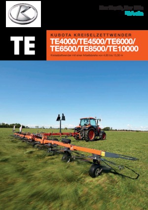 रोटरी टेडर Kubota TE6568