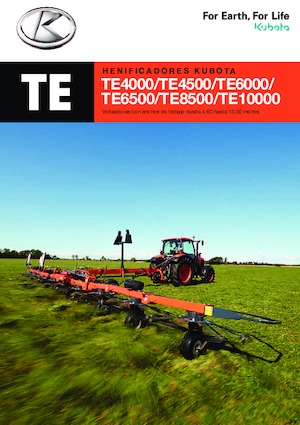रोटरी टेडर Kubota TE4555
