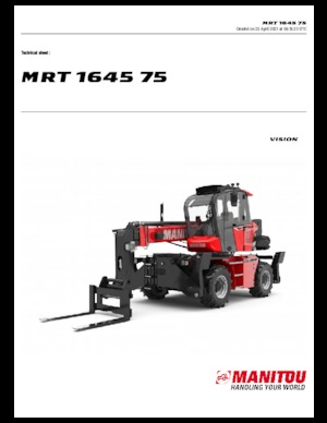 रोटेटिंग टेलीहैंडलर Manitou MRT 1645-400 75 D