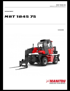 रोटेटिंग टेलीहैंडलर Manitou MRT 1845-400 75 D