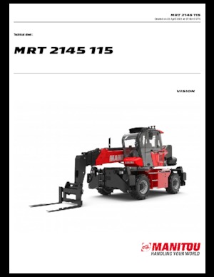 रोटेटिंग टेलीहैंडलर Manitou MRT 2145-400 115 D