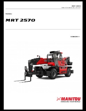 रोटेटिंग टेलीहैंडलर Manitou MRT 2570-360 175 Y
