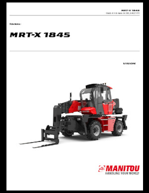 रोटेटिंग टेलीहैंडलर Manitou MRT-X 1845