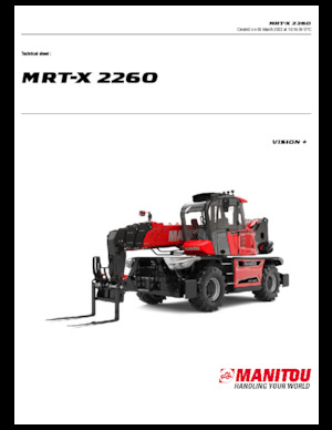 रोटेटिंग टेलीहैंडलर Manitou MRT-X 2260
