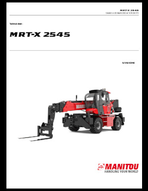 रोटेटिंग टेलीहैंडलर Manitou MRT-X 2545