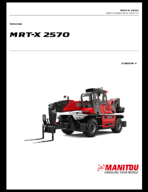रोटेटिंग टेलीहैंडलर Manitou MRT-X 2570