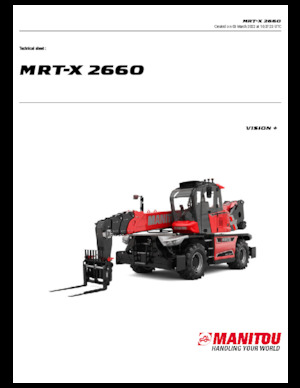 रोटेटिंग टेलीहैंडलर Manitou MRT-X 2660