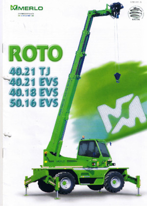 रोटेटिंग टेलीहैंडलर Merlo Roto 40.18 EVS