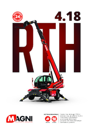 रोटेटिंग टेलीहैंडलर MAGNI RTH 4.18 Smart