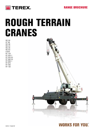 रफ-टेरेन क्रेन Terex Bendini RT 230-1 XL