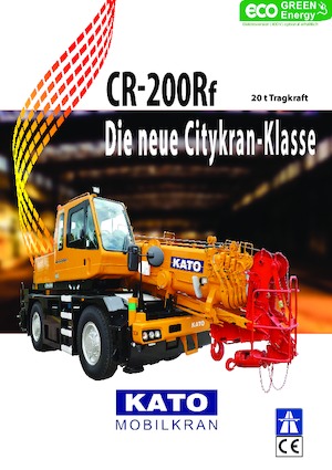 रफ-टेरेन क्रेन Kato CR 200 Rf 