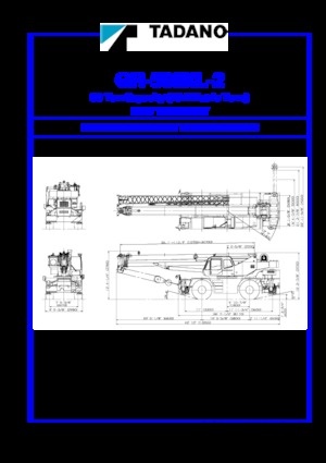 रफ-टेरेन क्रेन Tadano GR-500XL