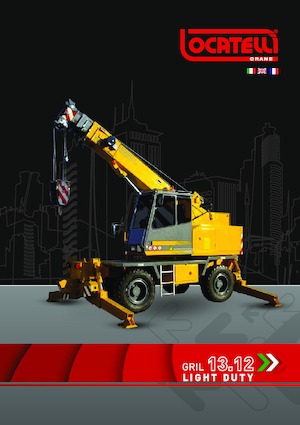 रफ-टेरेन क्रेन Locatelli GRIL 13.12
