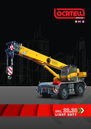 रफ-टेरेन क्रेन Locatelli GRIL 33.30