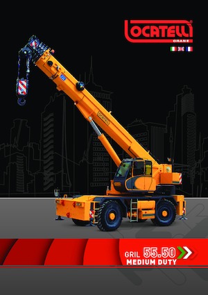 रफ-टेरेन क्रेन Locatelli GRIL 55.50