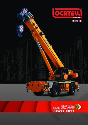 रफ-टेरेन क्रेन Locatelli GRIL 87.80