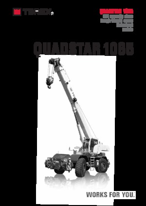 रफ-टेरेन क्रेन TEREX CRANES Quadstar 1065
