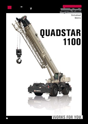 रफ-टेरेन क्रेन TEREX CRANES Quadstar 1100