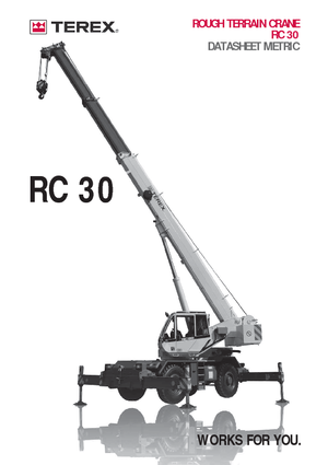 रफ-टेरेन क्रेन Terex Bendini RC 30 (4x4x4)