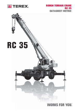 रफ-टेरेन क्रेन Terex Bendini RC 35  (4x4x4)