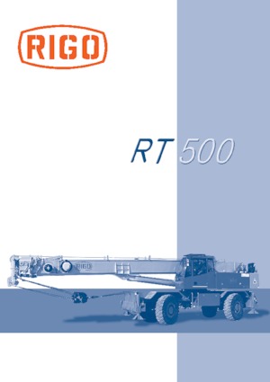 रफ-टेरेन क्रेन RIGO RT 500