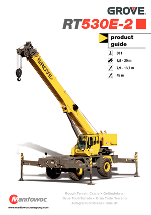 रफ-टेरेन क्रेन Grove RT530E-2  