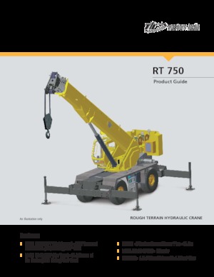 रफ-टेरेन क्रेन Til RT 750