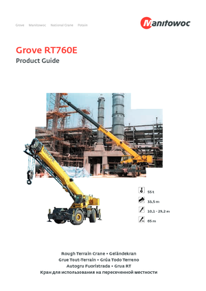 रफ-टेरेन क्रेन Grove RT 760 E
