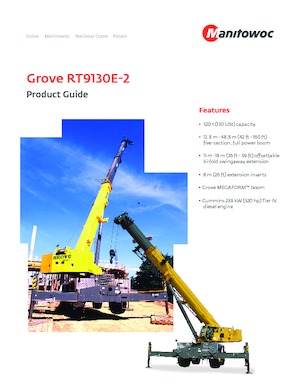 रफ-टेरेन क्रेन Grove RT9130E-2