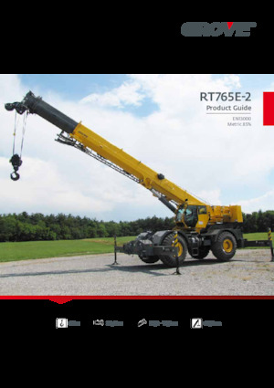 रफ-टेरेन क्रेन Grove RT765E-2