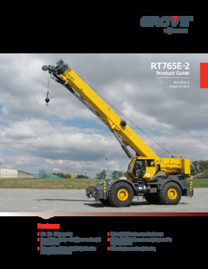 रफ-टेरेन क्रेन Grove RT765E-2