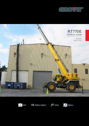 रफ-टेरेन क्रेन Grove RT770E