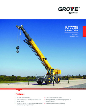 रफ-टेरेन क्रेन Grove RT770E