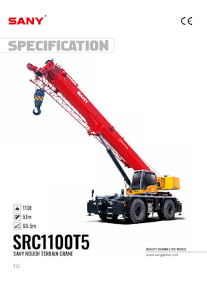 रफ-टेरेन क्रेन Sany SRC1100T5