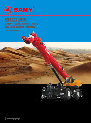 रफ-टेरेन क्रेन Sany SRC1200 