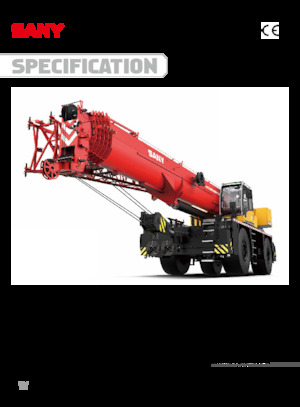 रफ-टेरेन क्रेन Sany SRC1200T