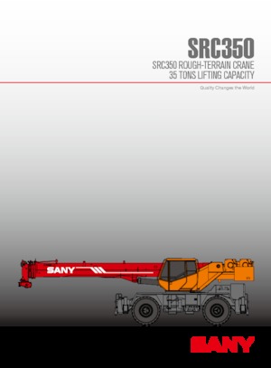 रफ-टेरेन क्रेन Sany SRC350