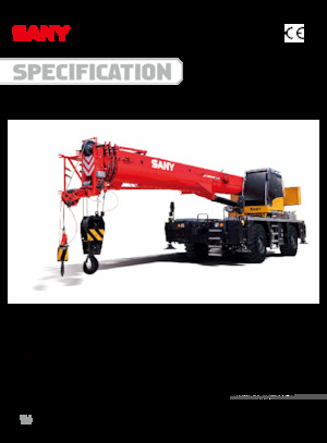 रफ-टेरेन क्रेन Sany SRC400T