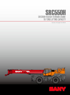 रफ-टेरेन क्रेन Sany SRC550H