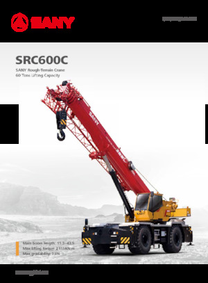 रफ-टेरेन क्रेन Sany SRC600C