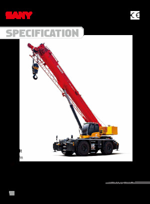 रफ-टेरेन क्रेन Sany SRC900T