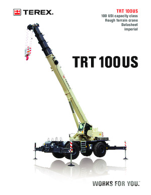 रफ-टेरेन क्रेन TEREX CRANES TRT 100US