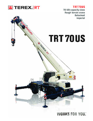 रफ-टेरेन क्रेन TEREX CRANES TRT 70US