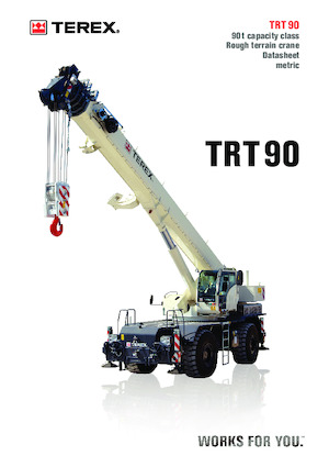 रफ-टेरेन क्रेन TEREX CRANES TRT 90