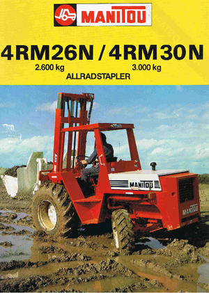 रफ टेरेन फोर्कलिफ्ट Manitou 4 RM 30 N